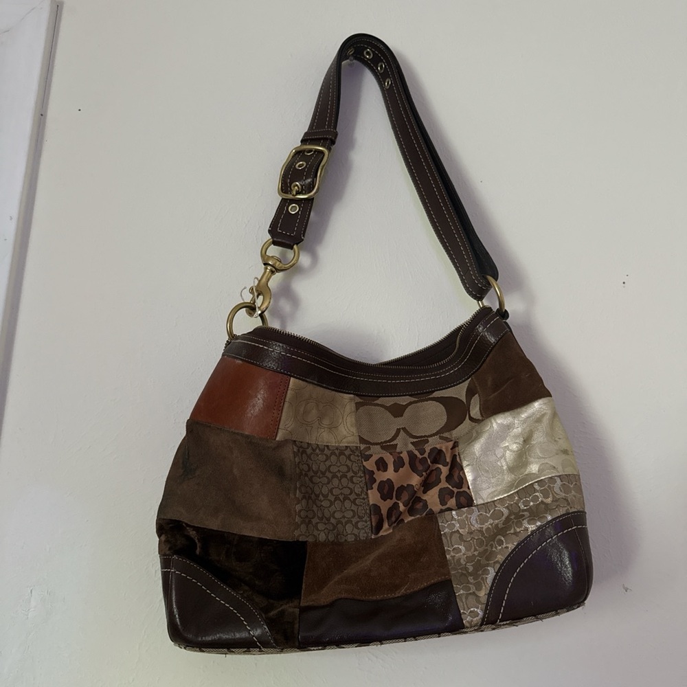 Coach Patchwork Shoulder Bag